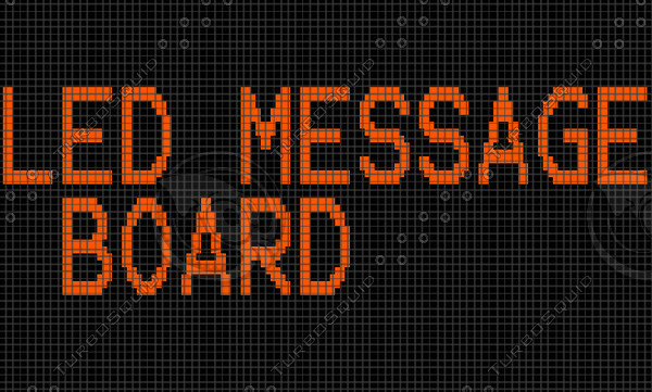 highway message board 3ds - LED Highway Message Board by stoplight96